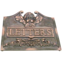 MB 9205 Brass Mailbox Cover