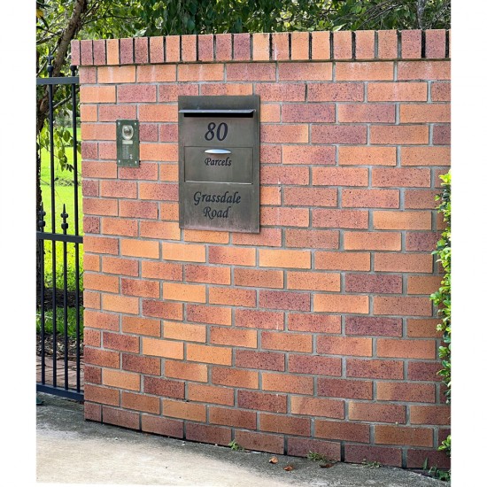 Parcel Bin Copper Letterbox Copper