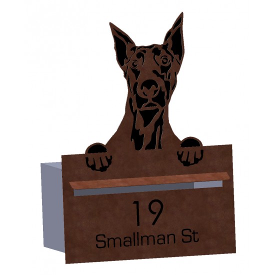 Dog Box Copper Letterbox - VIP Series Contemporary
