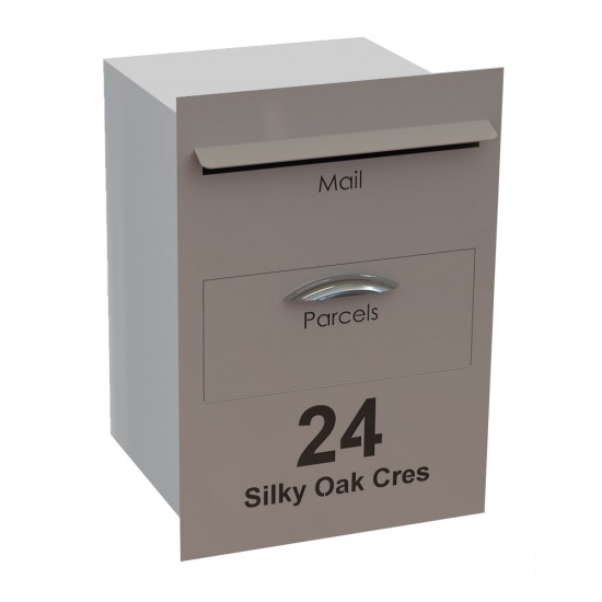 Alum Parcel Box Letterbox Alum
