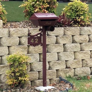 Claret Noble Letterbox