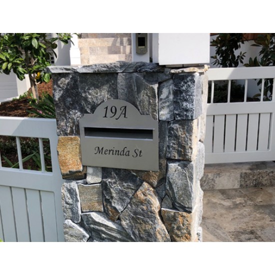 Hampton Rd Stainless Letterbox Stainless Steel
