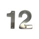 Satin Chrome Letterbox Number 75mm Popular Choices