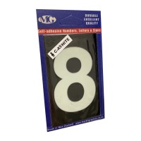 75mm Reflective Stick On Numbers