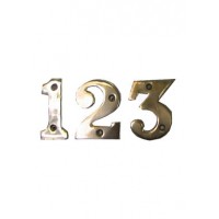 Brass Letterbox Number 50mm