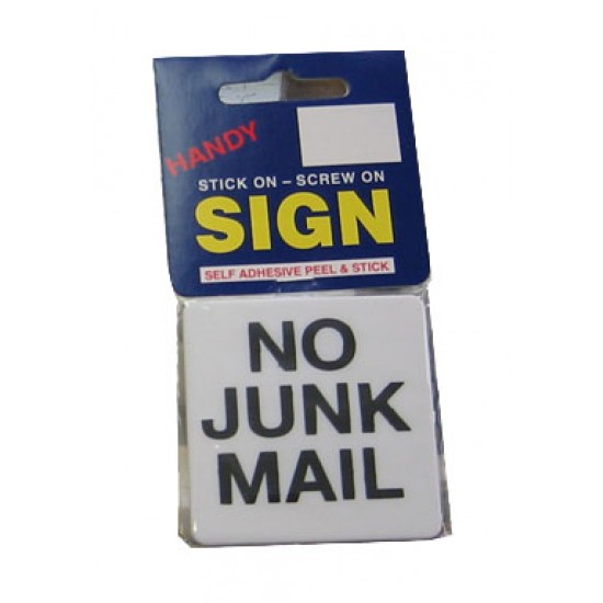 No Junk Mail Sml No Junk Mail