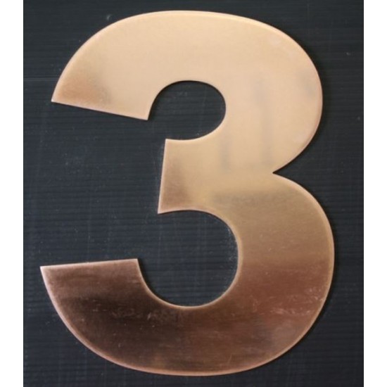 Copper House Numbers Special Order