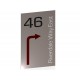 Stainless House Nameplate 300 x 500 Nameplates