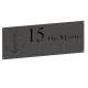 Stainless House Nameplate 500 x 200 Nameplates