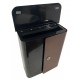 Sylvan Wall Mount Mailbox Rust/Black On Wall or Fence 