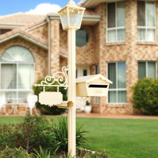 Free Standing Letterbox White