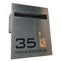 Barkers Rd Stainless Letterbox