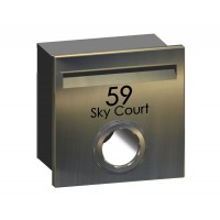 Sky Court Stainless Letterbox
