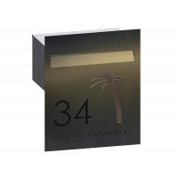 Tropicana Stainless Letterbox