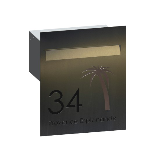 Tropicana Stainless Letterbox Stainless Steel